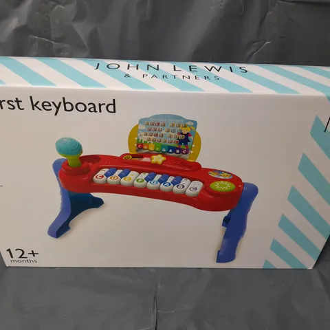 BOXED JOHN LEWIS MY FIRST KEYBOARD