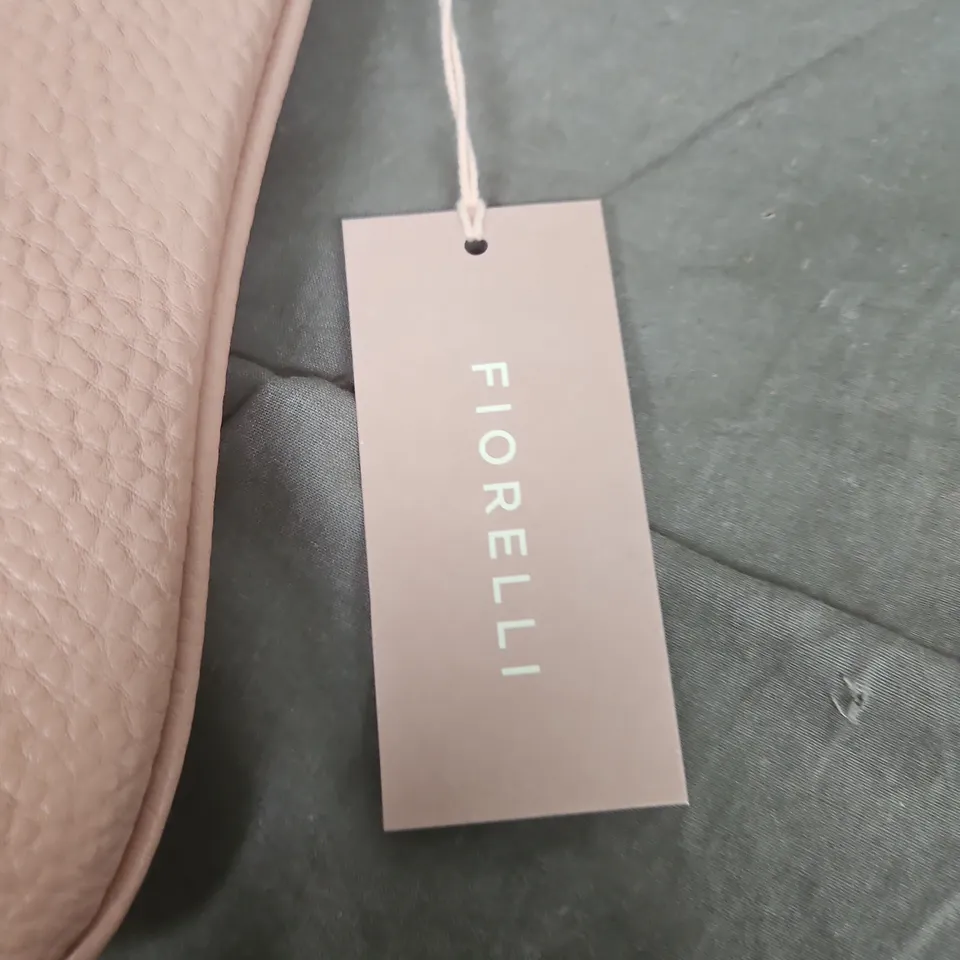 FIORELLI PINK PEBBLED LEATHER SHOULDER/CROSSBODY BAG