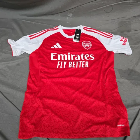 ARSENAL FC FOOTBALL SHIRT – GYOKERES 14 (ADIDAS, OFFICIAL LICENSED PRODUCT) - UK LARGE