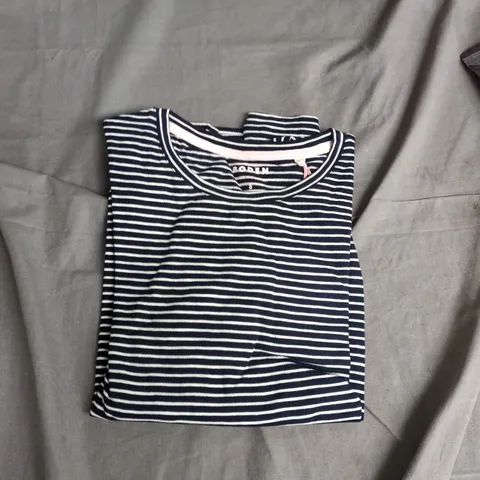BODEN STRIPED NAVY & WHITE TOP – SIZE S – MADE IN CAMBODIA