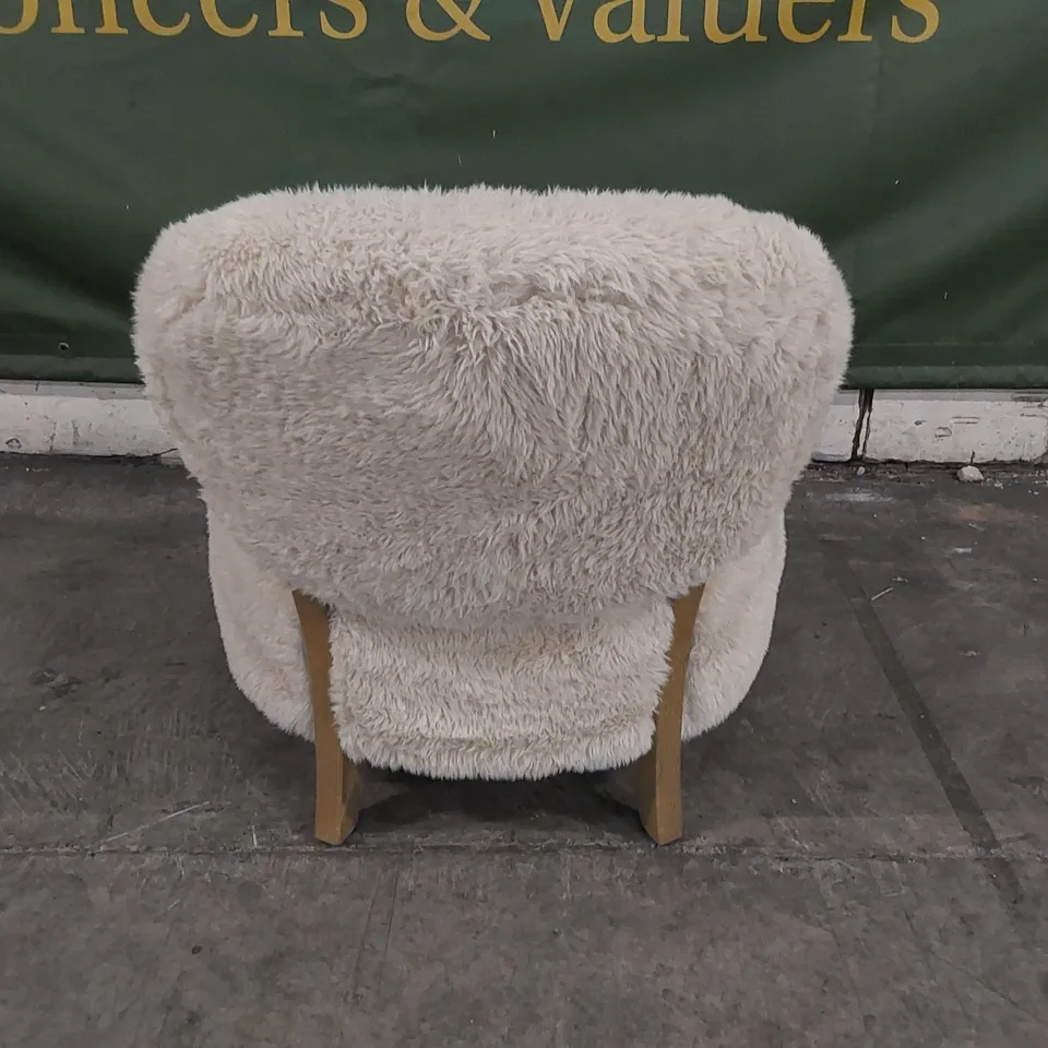 BOXED ANAIS ACCENT CHAIR - YAKETY YAK SAND 