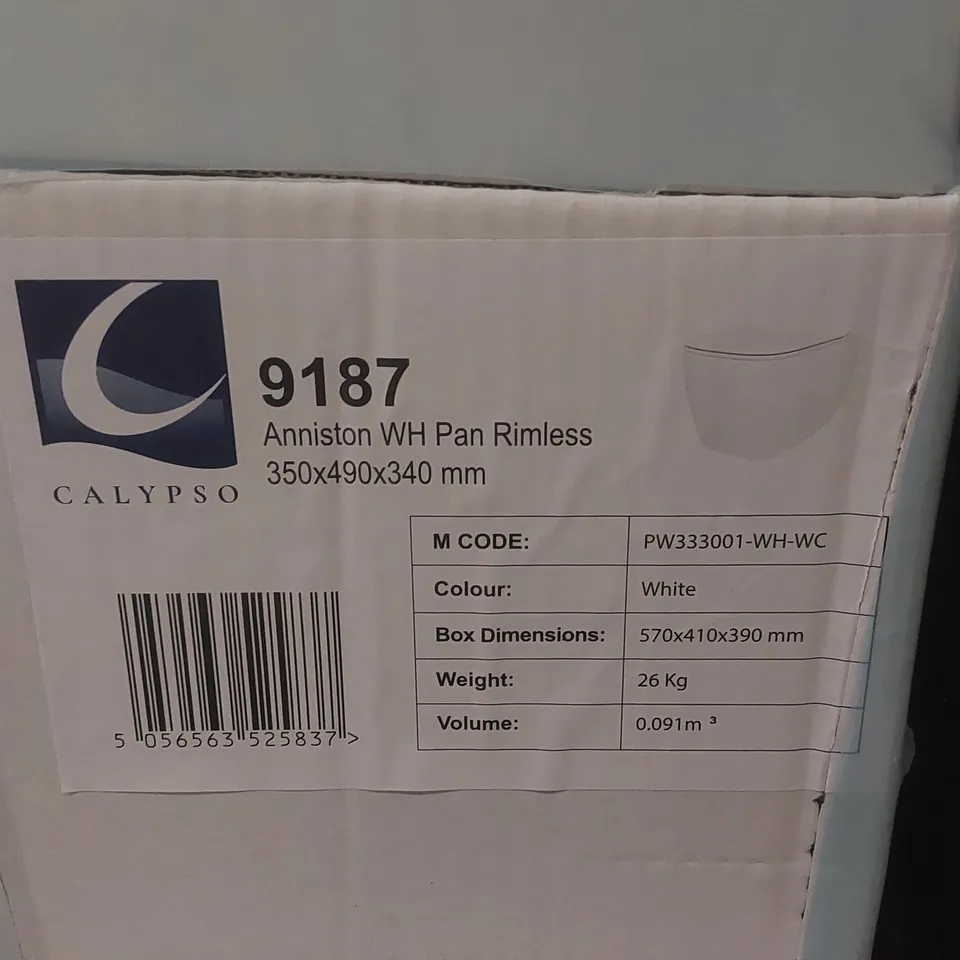 PALLET CONTAINING APPROXIMATELY 18x CALYPSO WC UNITS