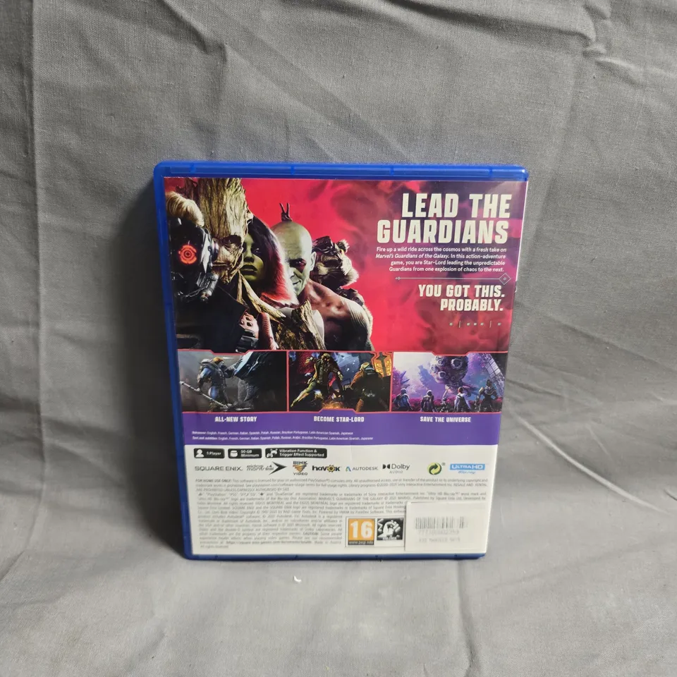 PS5 GUARDIANS OF THE GALAXY – GAME DISC IN CASE
