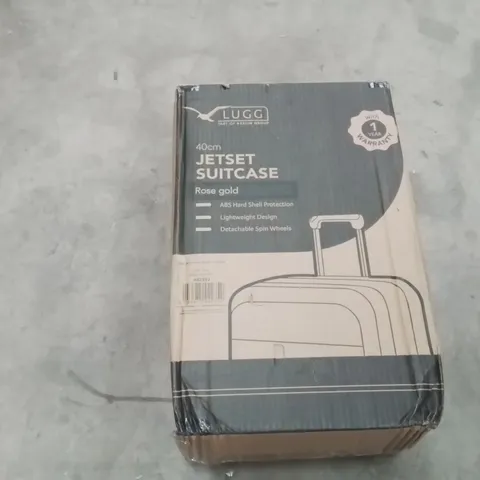 BOXED LUGG - 40CM JETSET SUITCASE ROSE GOLD