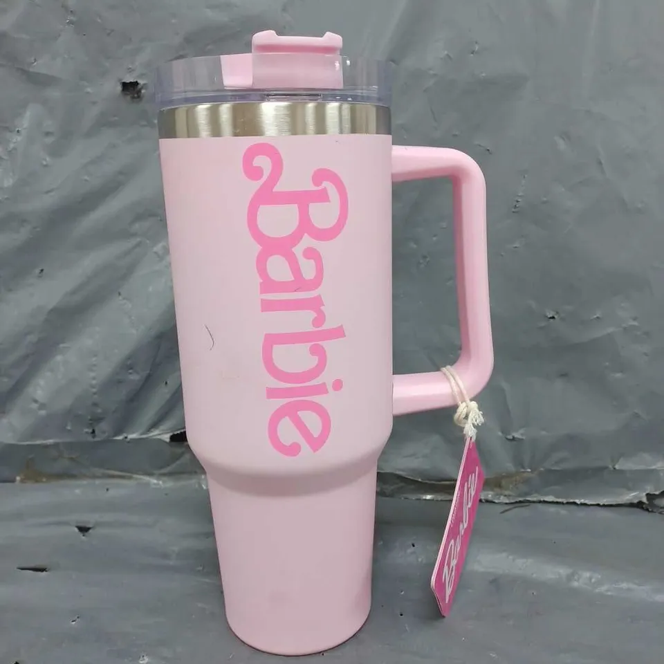 PALADONE BARBIE INSULATED TRAVEL CUP IN PINK