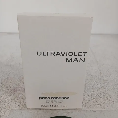 BOXED PACO ROBANNE ULTRAVIOLET MAN EAU DE TOILETTE - 100ML