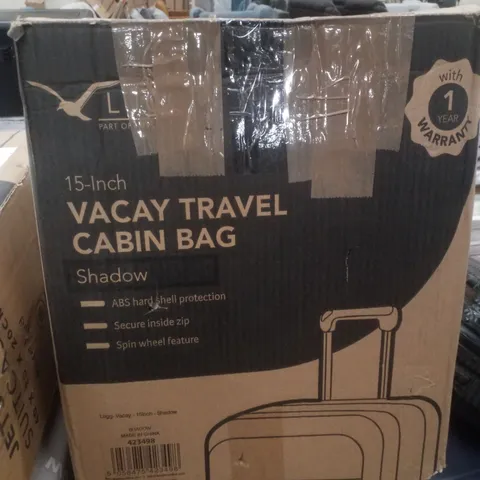 BOXED LUGG 15-INCH TRAVEL CABIN BAG - SHADOW