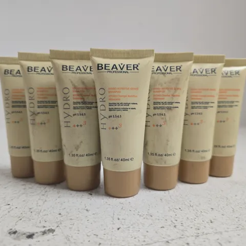 LARGE QUANTITY OF BEAVER HYDRO NUTRITIVE SERIES SHAMPOO (40ML)
