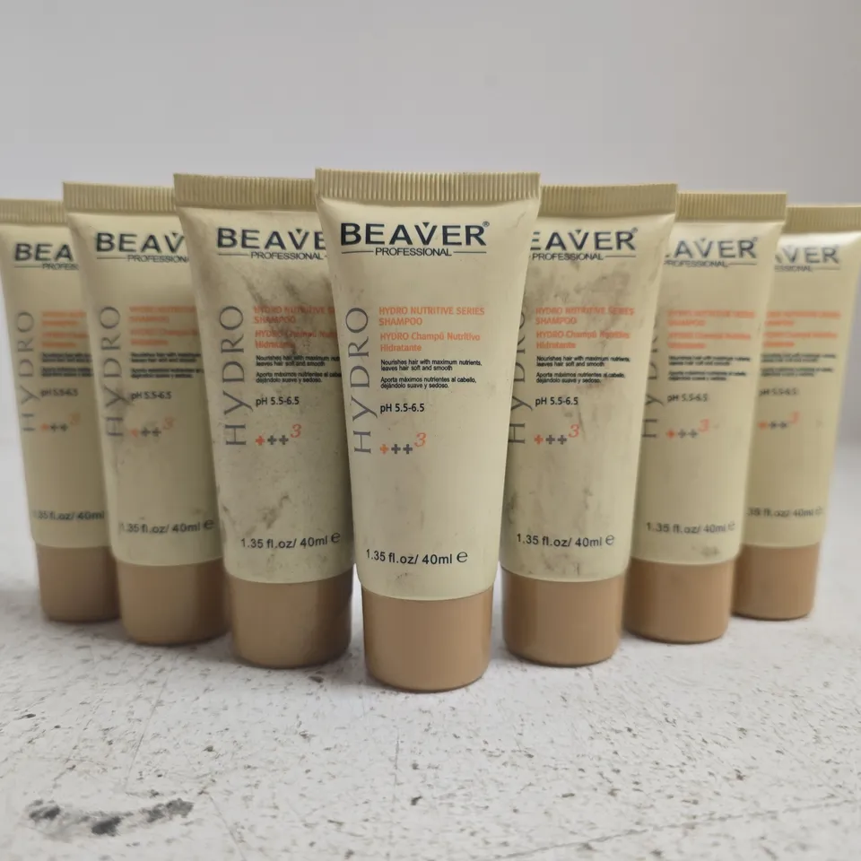 LARGE QUANTITY OF BEAVER HYDRO NUTRITIVE SERIES SHAMPOO (40ML)