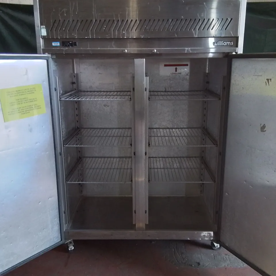 WILLIAMS HJ2SA JADE DOUBLE DOOR UPRIGHT GASTRO FRIDGE