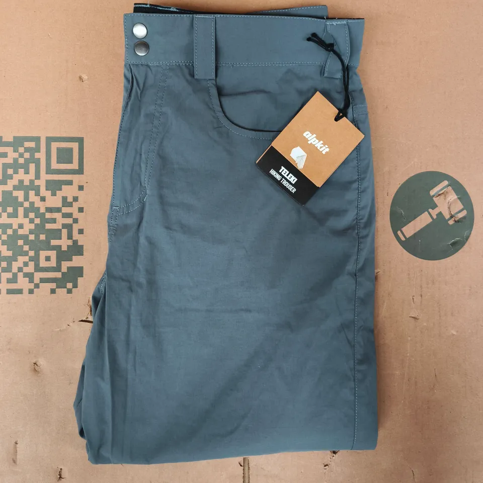 ALPKIT TELEKI HIKING TROUSERS IN GREY SIZE 30