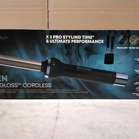 BOXED REVAMP IGEN PROGLOSS CORDLESS CERAMIC TONG 