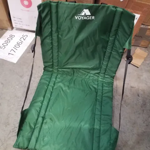 VOYAGER 2PK FOLDING CAMPING CHAIRS - KHAKI