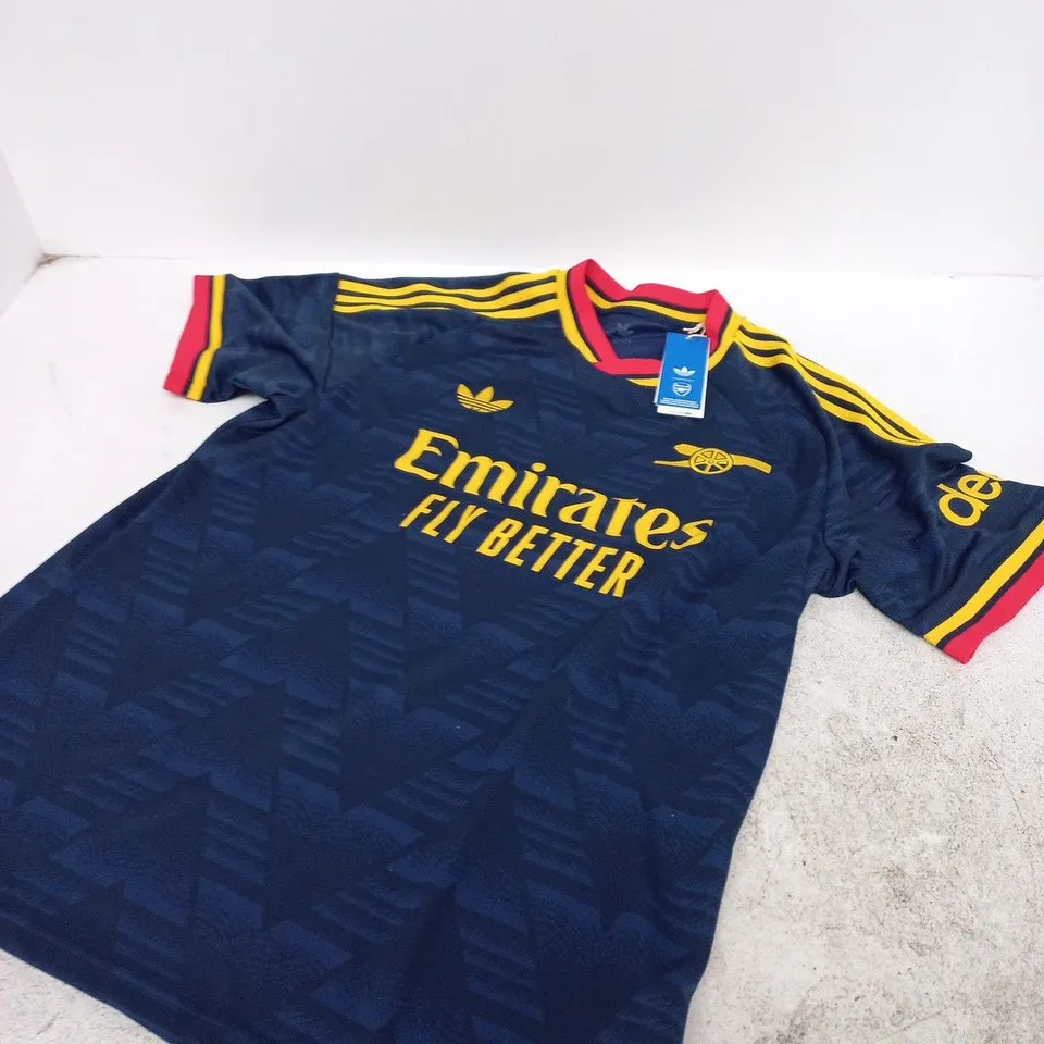 ADIDAS ARSENAL FOOTBALL CLUB JERSEY – BLUE, OFFICIAL LICENSED PRODUCT (XL)