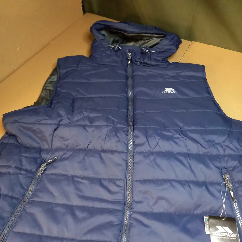 MENS TRESPASS FRANKLYN PADDED GILET SIZE XL