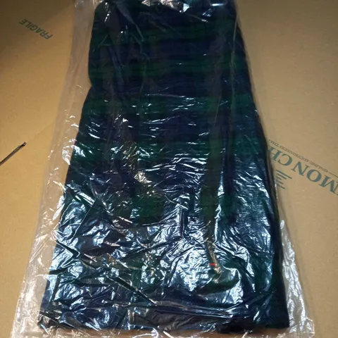 DESIGNER GREEN BLUE TARTEN KILT - SIZE 44