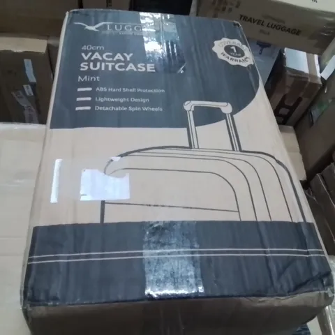 BOXED LUGG 40CM VACAY SUITCASE MINT