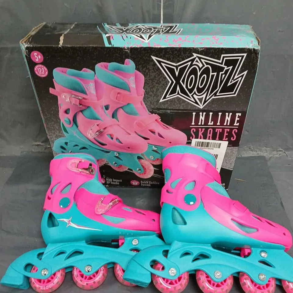 BOXED XOOTZ INLINE SKATES IN PINK ADJUSTABLE ONE SIZE RRP £32.99