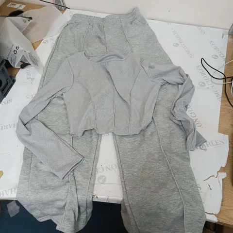 TWO PIECE SHEIN JOGGER SET GREY SIZE M EU 36