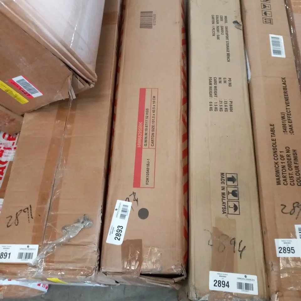 BLACK CABINET SPARE PANNELS AND FITTING 1 BOX