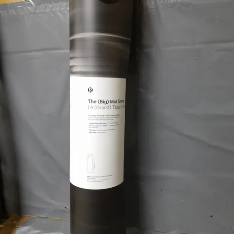 LULULEMON THE BIG MAT YOGA MAT - BLACK - 5MM