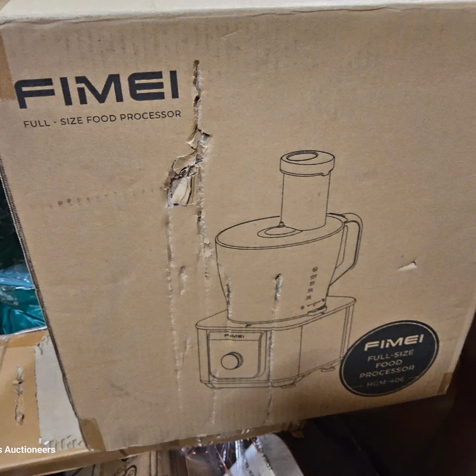 PALLET OF ASSORTED ITEMS TO INCLUDE, FIMEI FOOD PROCESSORS, WALLCLICK, CARD TABLE BAZE, PET BED, ELECTRIC BLANKET, DOUBLE AIRBED, RETRACTABLE GATE.