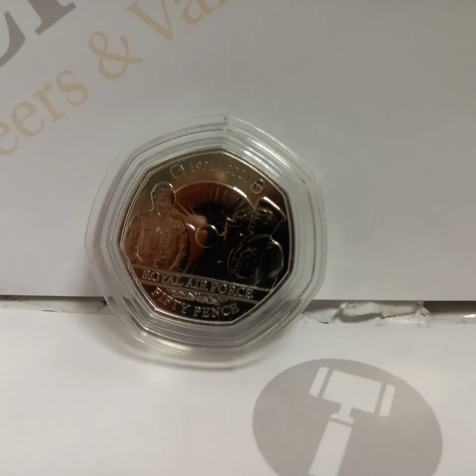 1921 - 2021 ROYAL AIR FORCE COMMEMORATIVE 50P COIN