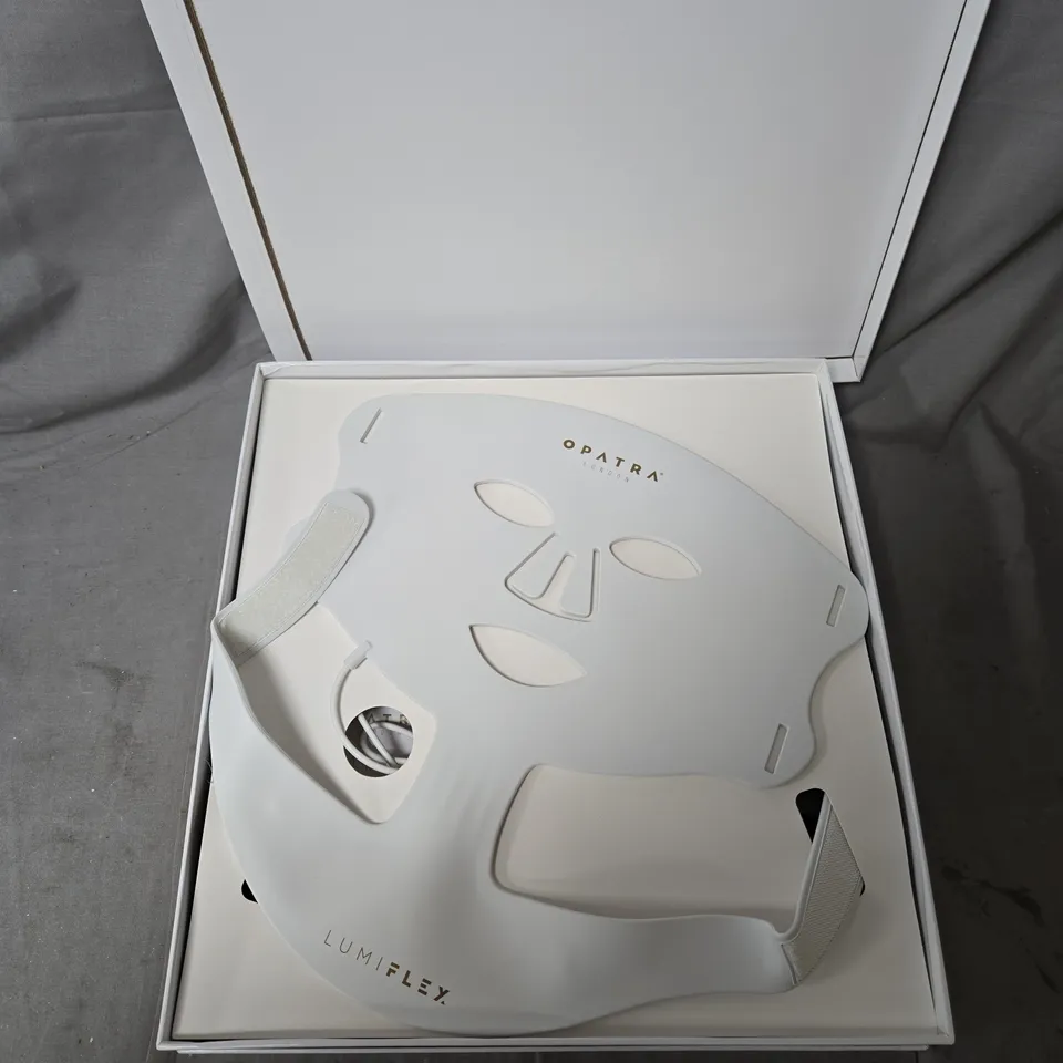 OPATRA LUMIFLEX LED FACE MASK – WHITE, BOXED