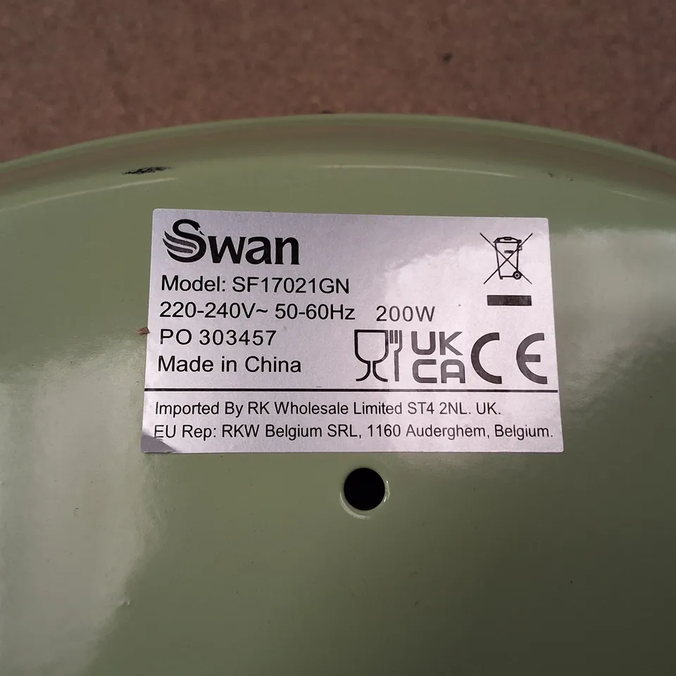 BOXED SWAN RETRO SLOW COOKER SF17021GN – GREEN, 3.5 L