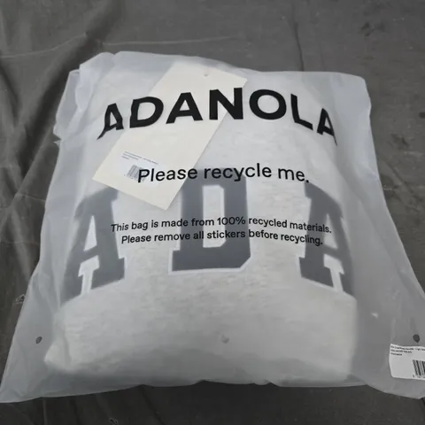 ADANOLA OVERSIZED HOODIE – LIGHT GREY MELANGE, XS