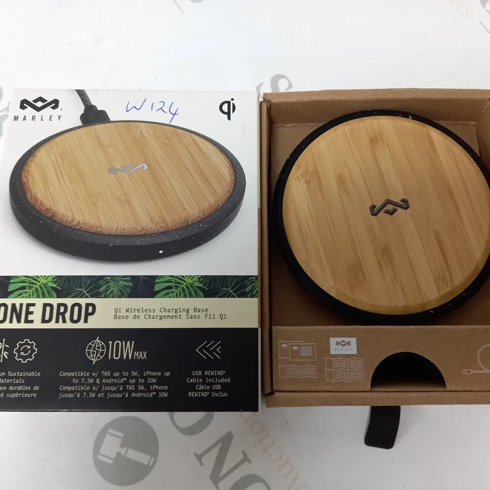 BOXED MARLEY ONE DROP QI WIRELESS CHARGING BASE