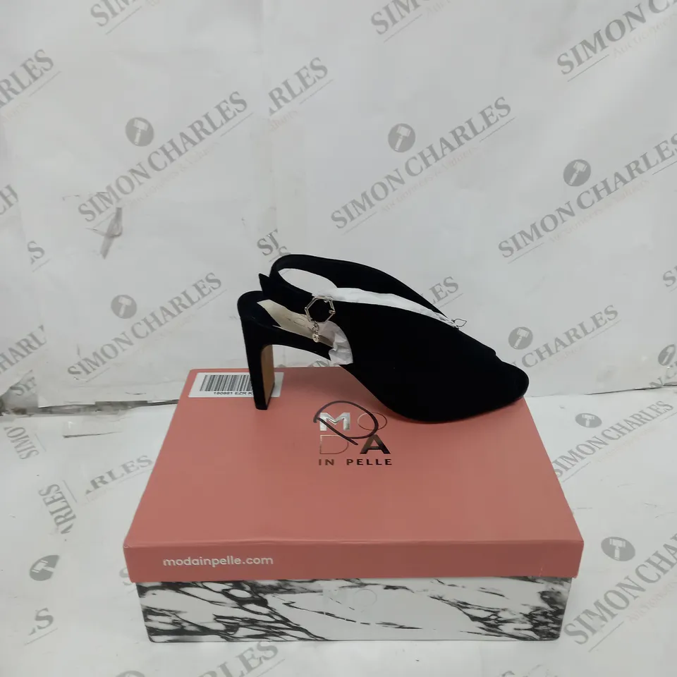 MODA IN PELLE CHRISSI SLINGBACK SANDALS, BLACK - SIZE 6
