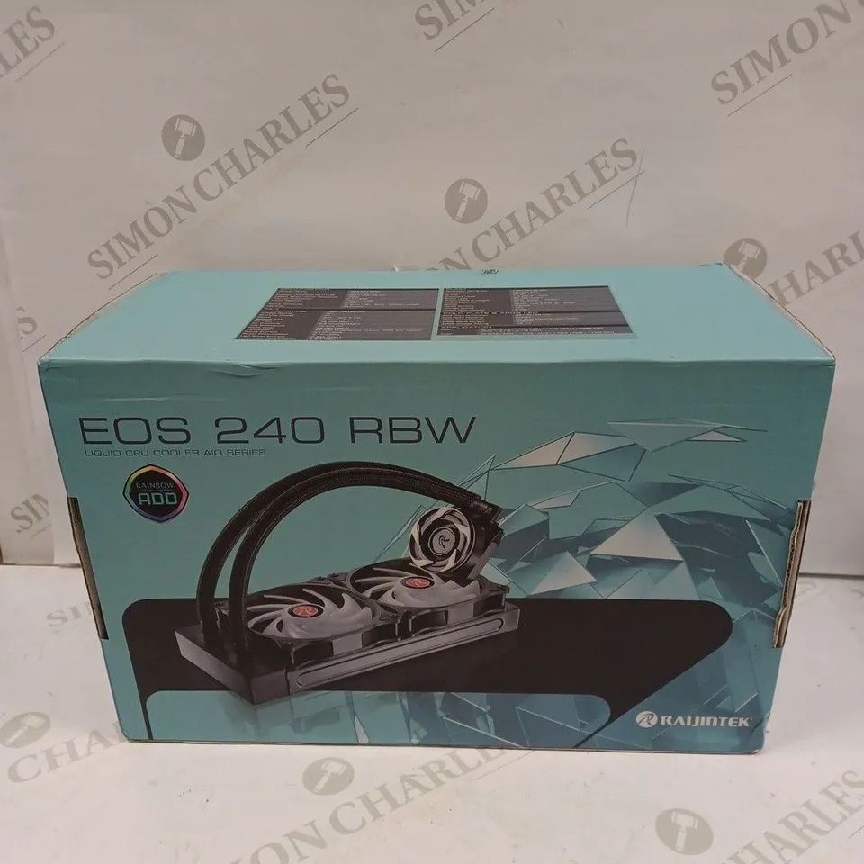 RAIJINTEK EOS 240 RBW LIQUID CPU COOLER AIO SERIES 