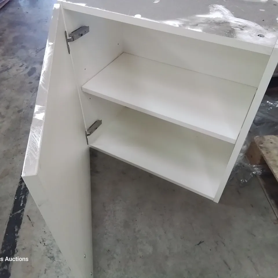 PALLET OF 6 SINGLE DOOR WALL CUPBOARDS WHITE