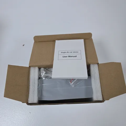 SINGLE-DIN CAR STEREO HEAD UNIT β BOX OPENED WITH MANUAL