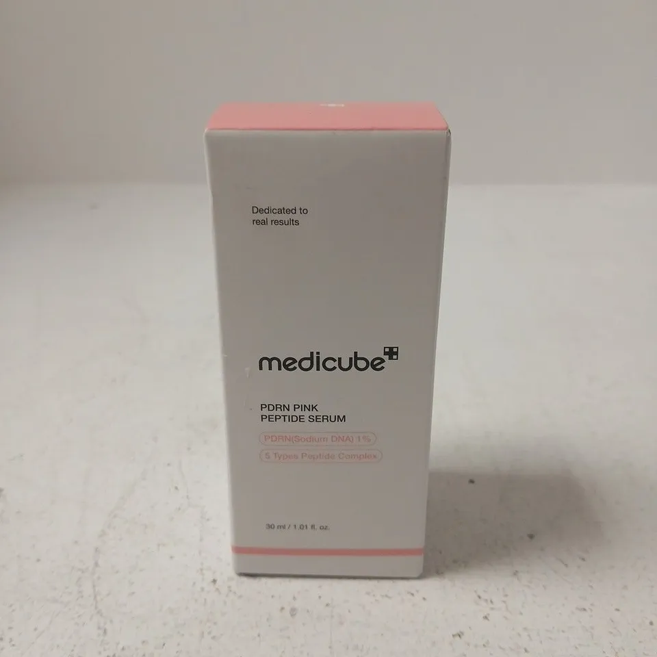 BOXED AND SEALED MEDICUBE PDRN PINK PEPTIDE SERUM – 30 ML