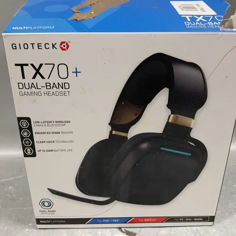 GIOTECK TX70+ DUAL BAND GAMING HEADSET