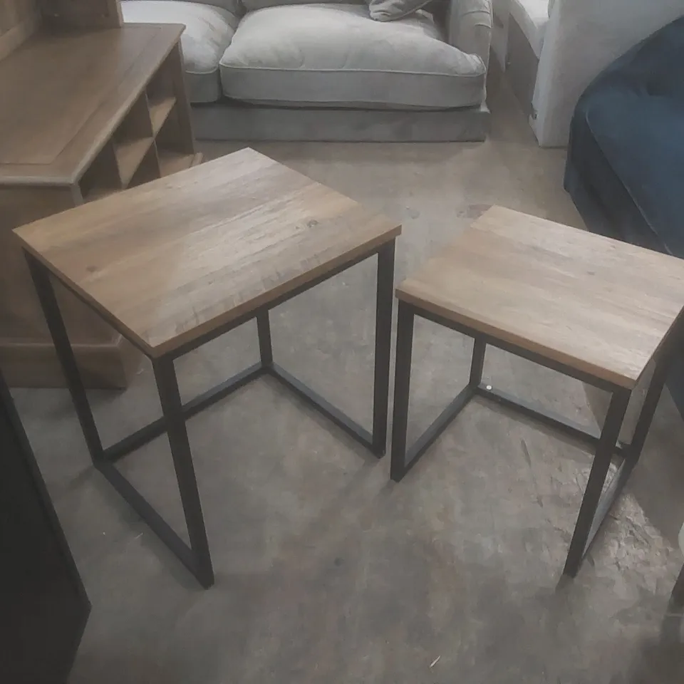 DESIGNER FULTON SQUARE NEST OF TABLES 