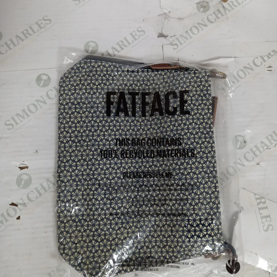 FATFACE CROSSBODY BAG IN GREEN/NAVY ONE SIZE