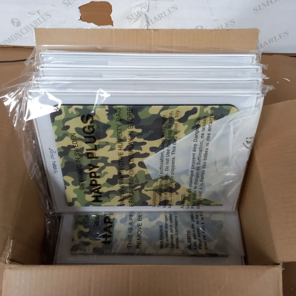 LOT OF 10 HAPPY PLUGS IPAD AIR BOOK CASES - CAMO