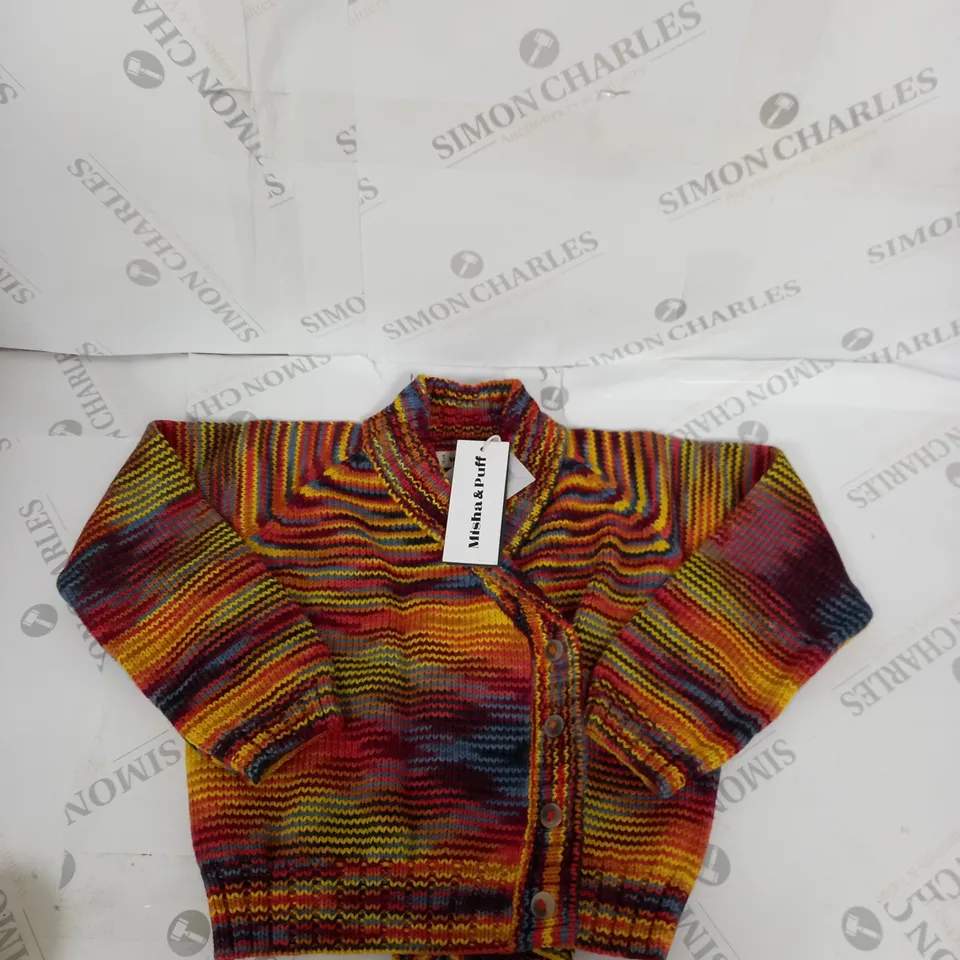 MISHA AND PUFF SALTWATER CARDIGAN SIZE 6-7 YEARS
