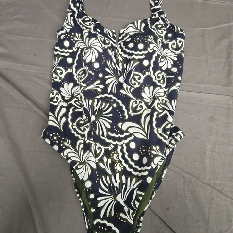 WHITE STUFF GABRIELLE SWIMSUIT IN NAVY - UK 18
