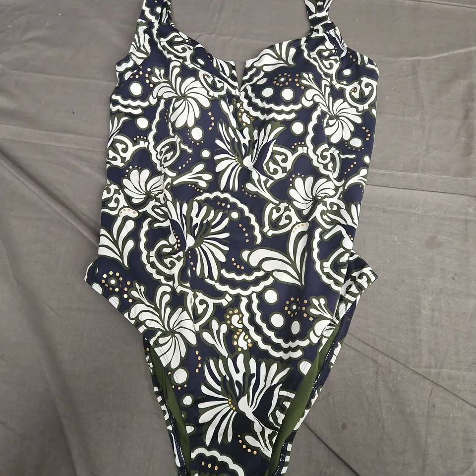 WHITE STUFF GABRIELLE SWIMSUIT IN NAVY - UK 18