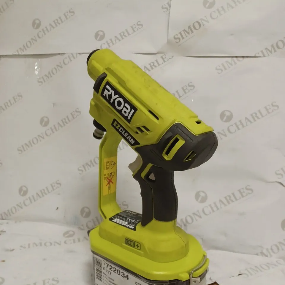 RYOBI 18V ONE+ CORDLESS 18V POWER WASHER