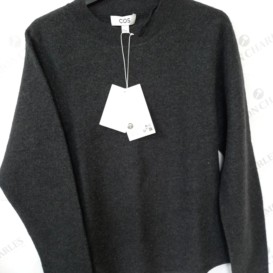 COS GREY CREW JUMPER - EUR S