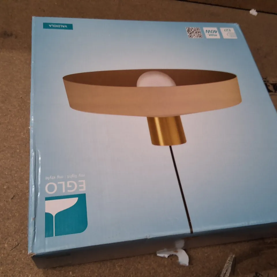 EGLO PENDANT CEILING LIGHT – BOXED, CIRCULAR RING SHADE