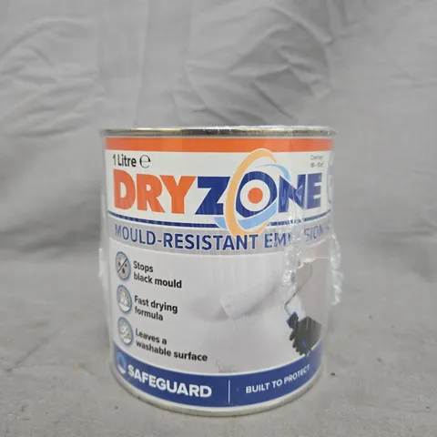 DRYZONE MOLD-RESISTANT EMULSION PAINT – 1 LITRE - COLLECTION ONLY 
