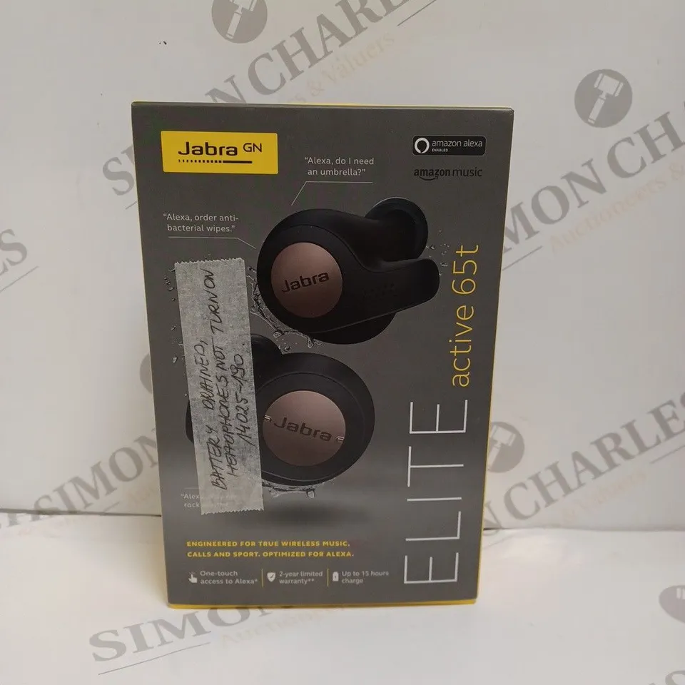 BOXED JABRA ELITE ACTIVE 65T EARBUDS