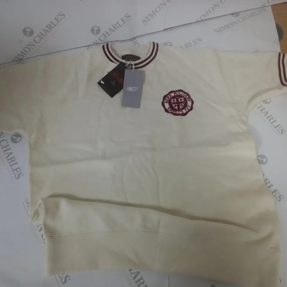 BEAMS CREAM T-SHIRT - S