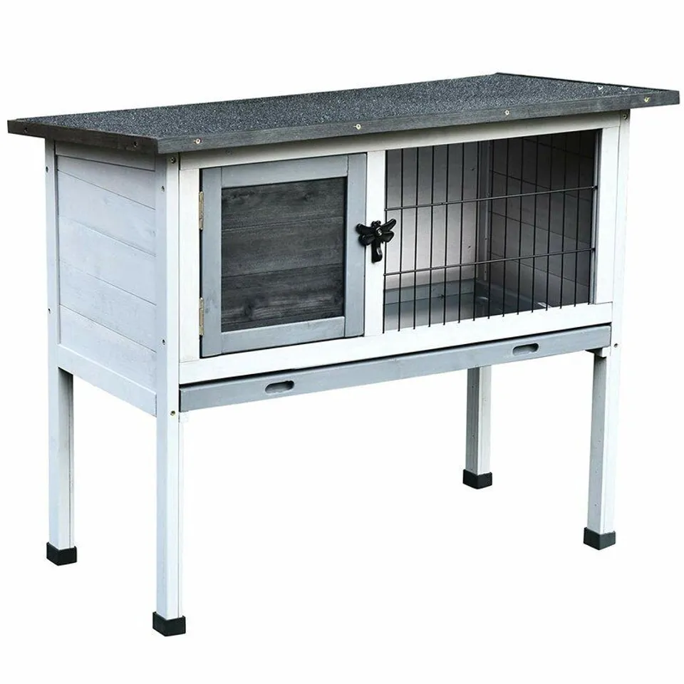 BOXED CONLEY WEATER RESISTANT GUINEA PIG HUTCH